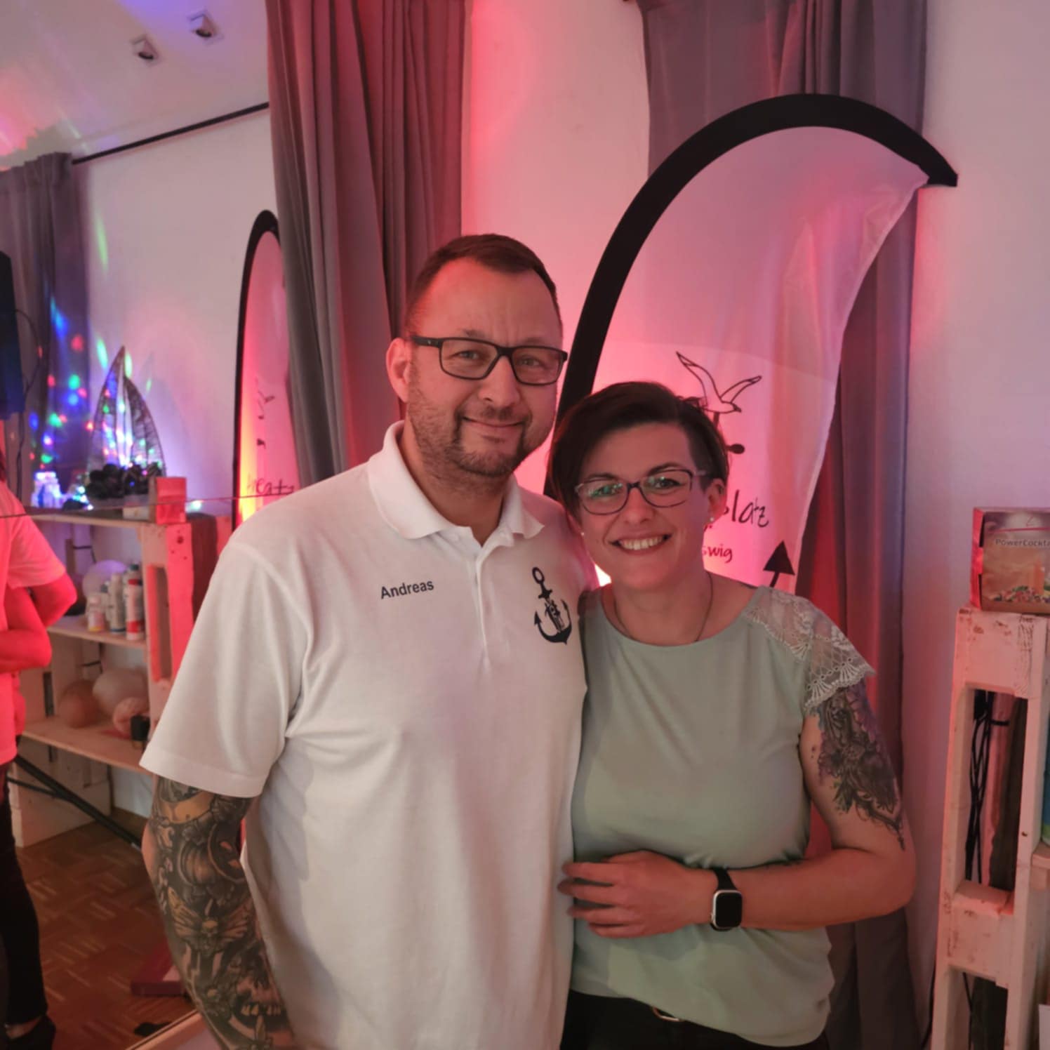Andreas und Malli, die Trainer des Discofox-Einsteiger-Tanzkreises